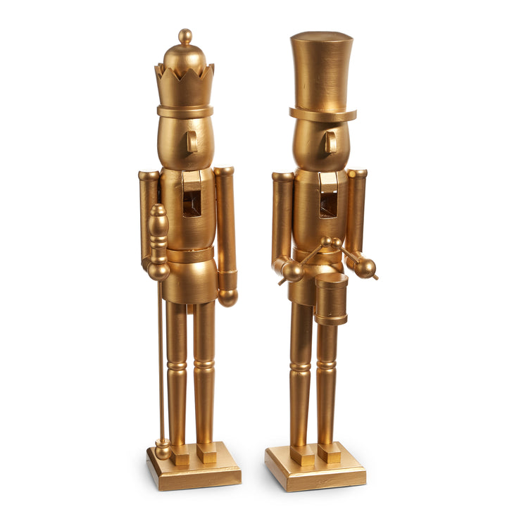 24" Matte Gold Nutcracker - Choice of 2 Styles