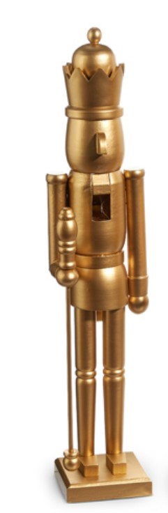 24" Matte Gold Nutcracker - Choice of 2 Styles