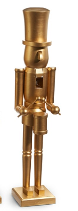 24" Matte Gold Nutcracker - Choice of 2 Styles