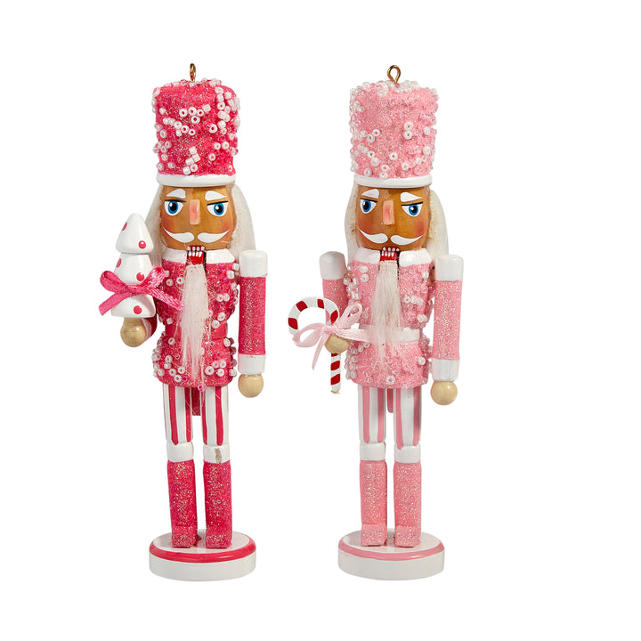 6" Nutcracker Ornament - Pink or Hot Pink