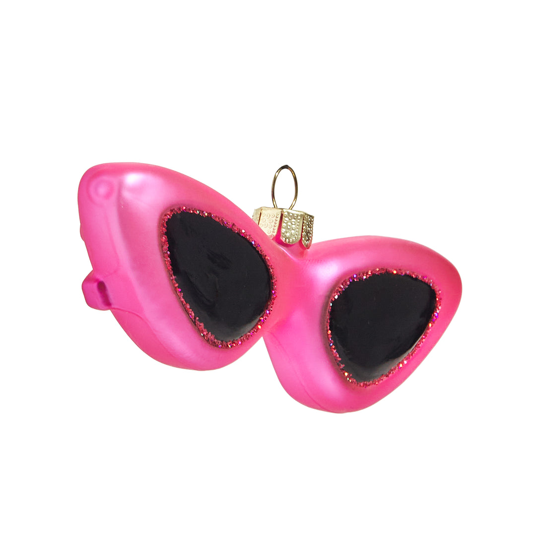 4.5" Retro Pink Sunglasses Ornament