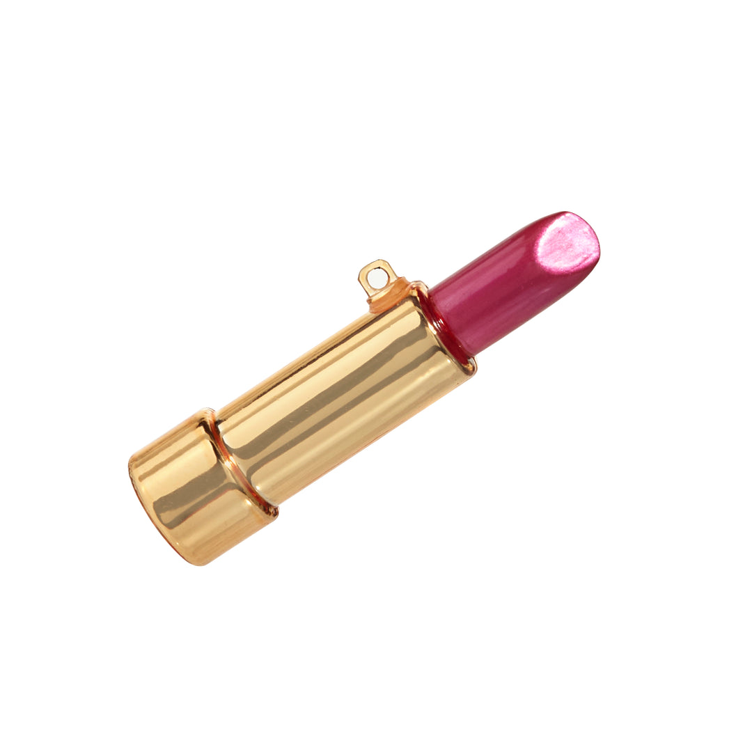 3.5" Pink Lipstick Ornament