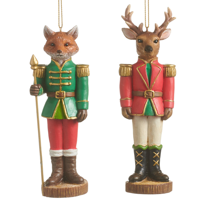 5.5" Fox and Deer Ornaments - Choice of Fox or Deer