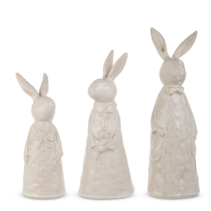 RAZ 14" Textured Rabbits - Set of 3