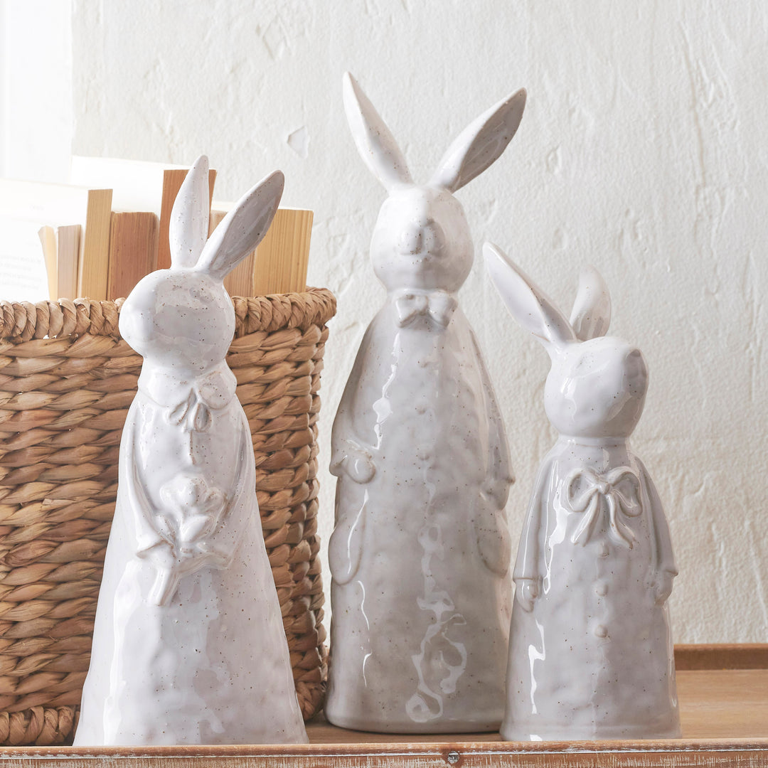 RAZ 14" Textured Rabbits - Set of 3