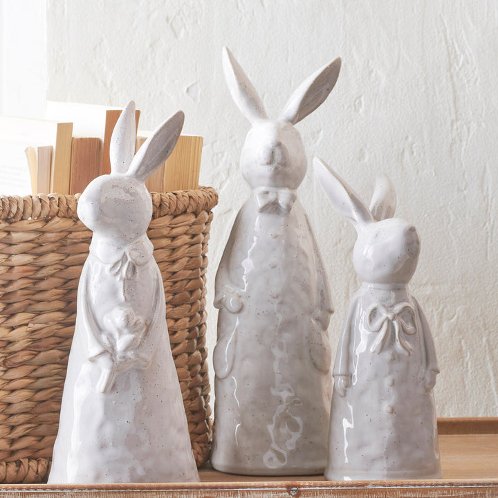 RAZ 14" Textured Rabbits - Set of 3