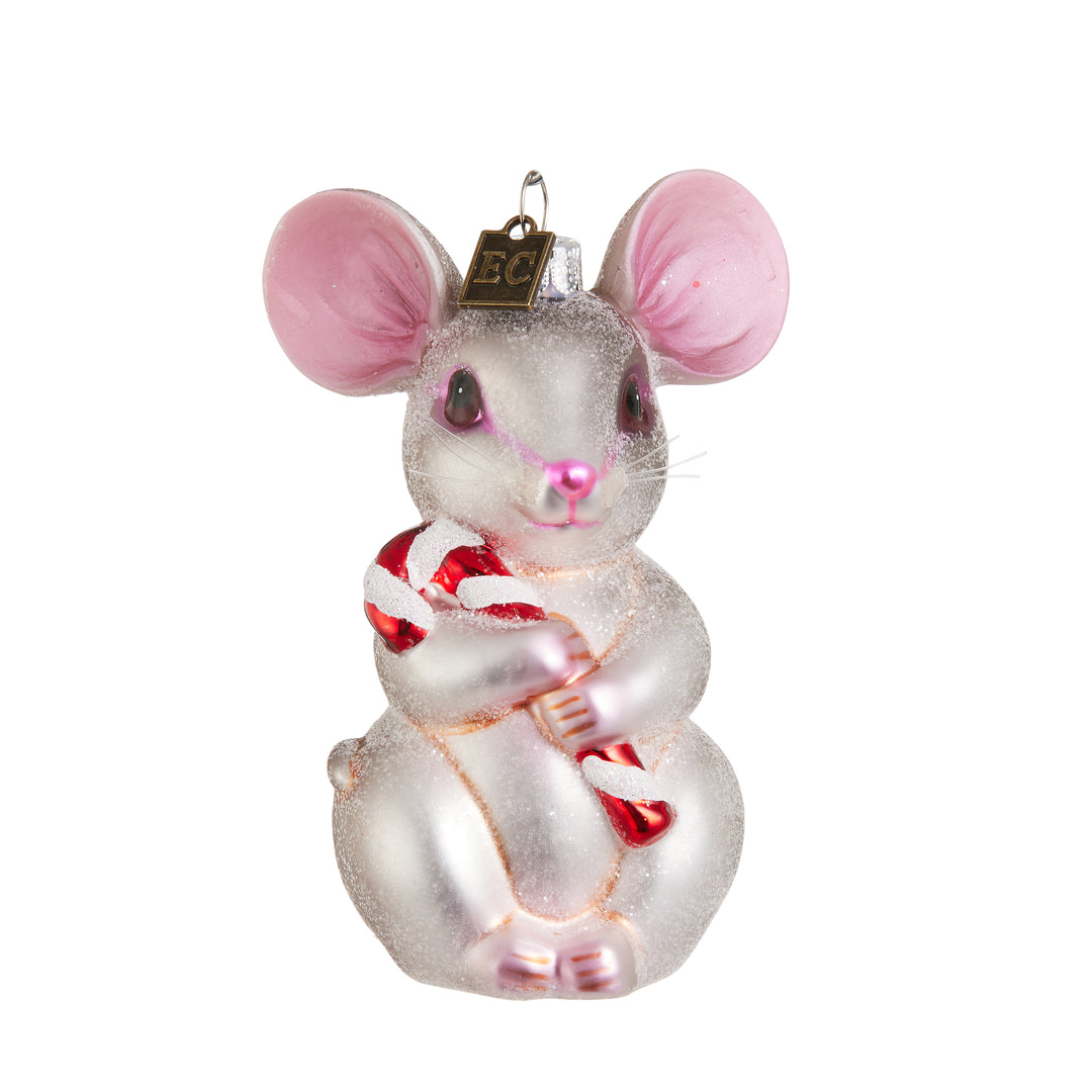 4.25" Night Before Christmas Mouse Ornament