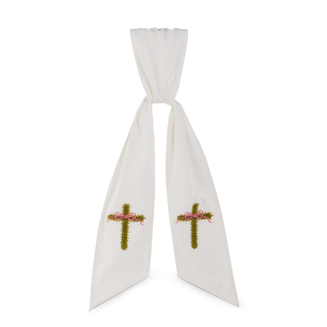 60" Cross Wreath Sash