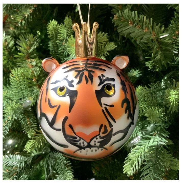 Zoo Bright Tiger Ornament - 80mm