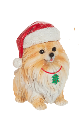 6.5" Santas Best Friend - Choice of 6 Dog Breeds