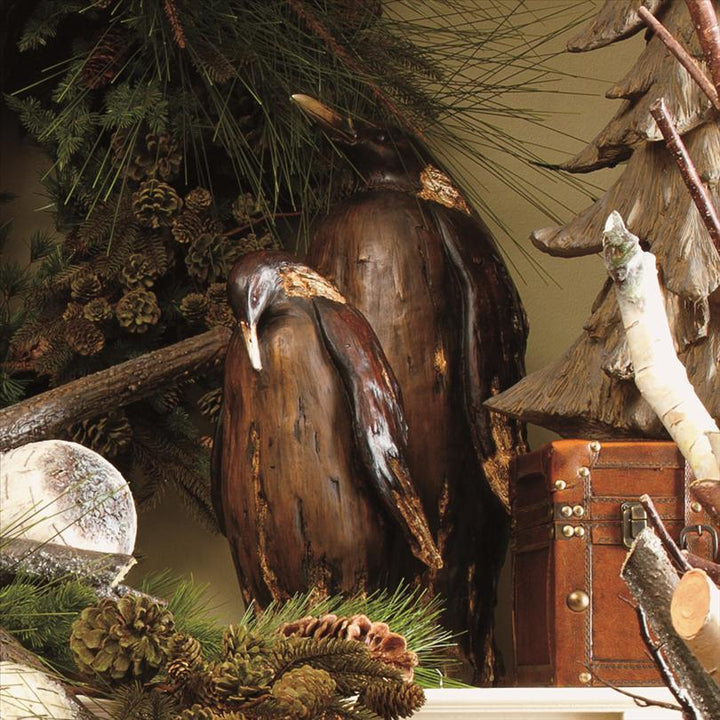 22" Brown Resin Penguin