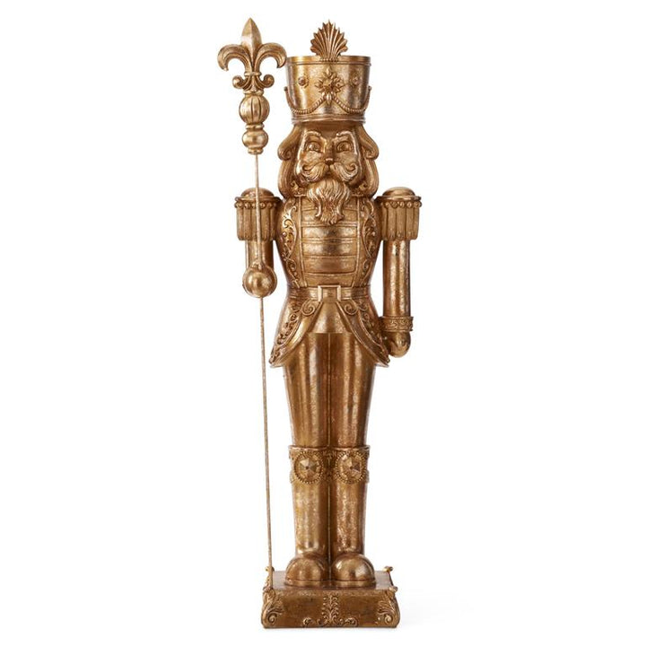 39" Gold Nutcracker wth Staff