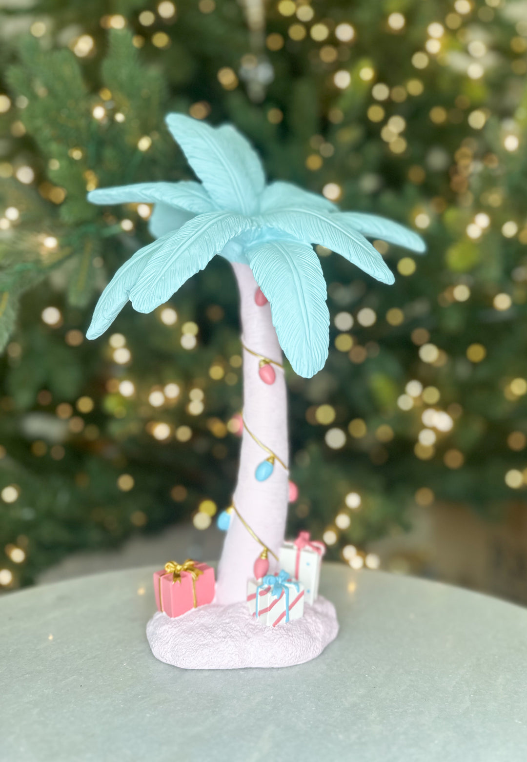 Blue Single Palm Tree