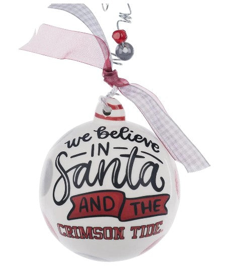 Alabama We Believe Ornament