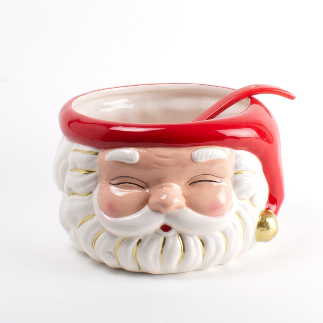 Santa Punch Bowl - Red