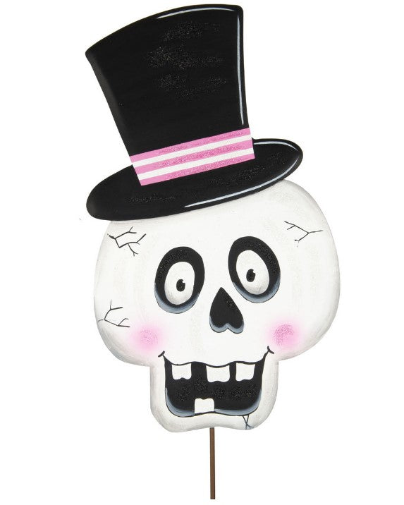 Top Hat Skeleton with Stake