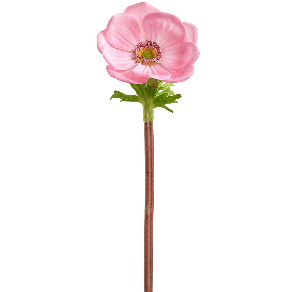 15.5″ Anemone Spray in Pink