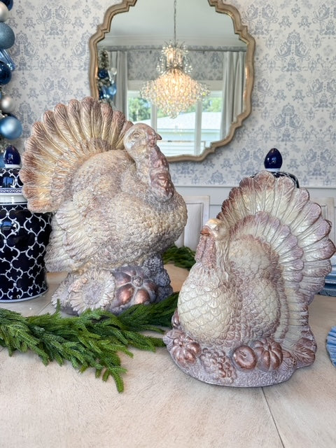 23" Resin Grand Turkey Centerpiece