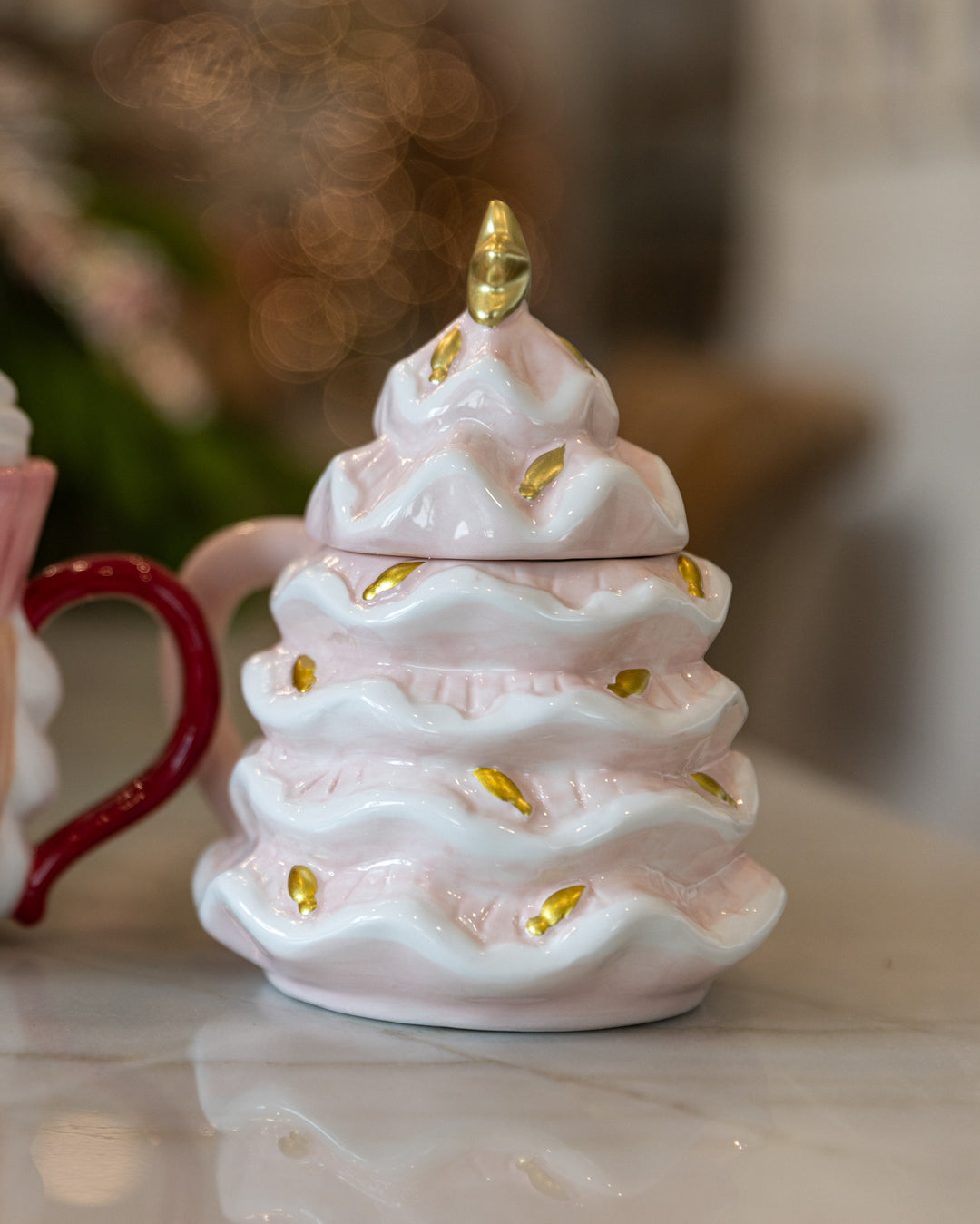 Pink Christmas Tree Mug