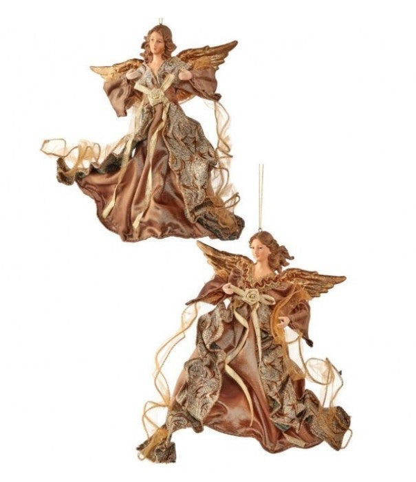 10" Flying Farbic Angel Ornament - Choice of 2 Styles