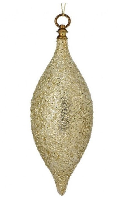 12" Beaded Finial Ornament