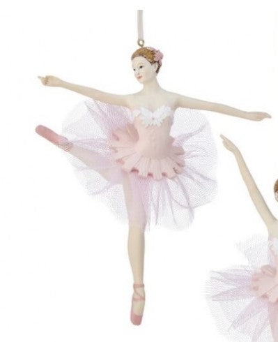 7.5" Resin Ballerina Ornaments - Choice of 2 Styles