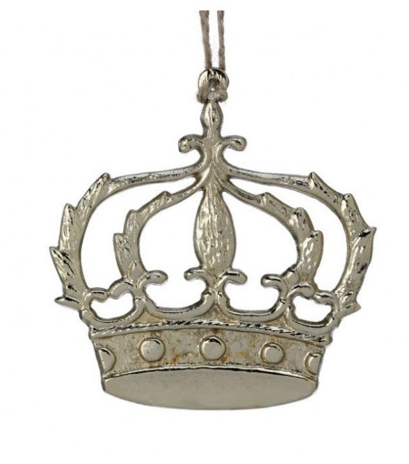 4" Aluminum Crown Ornament