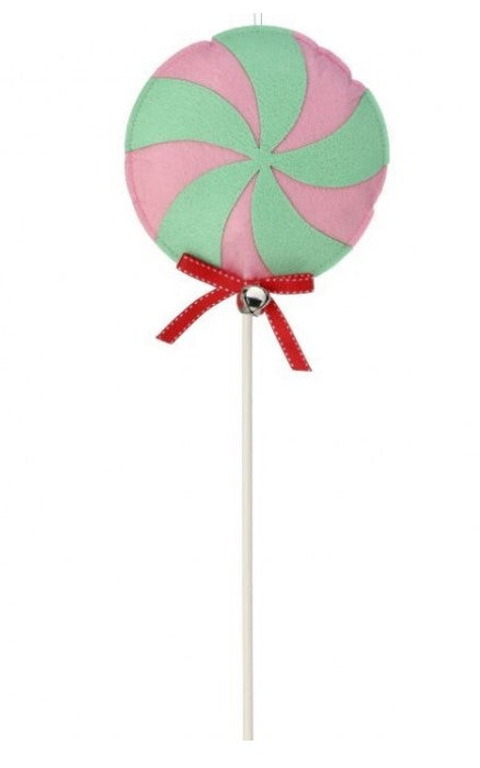 17" Felt Holiday Sweets Lollipop Ornament - Choice of 3 Styles