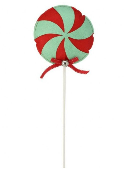 17" Felt Holiday Sweets Lollipop Ornament - Choice of 3 Styles