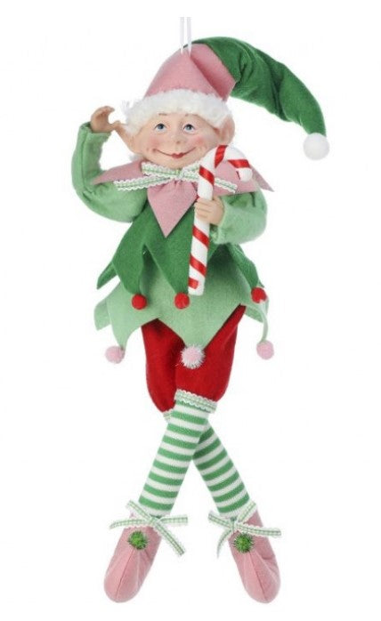 17" Bendable Holiday Sweets Elf