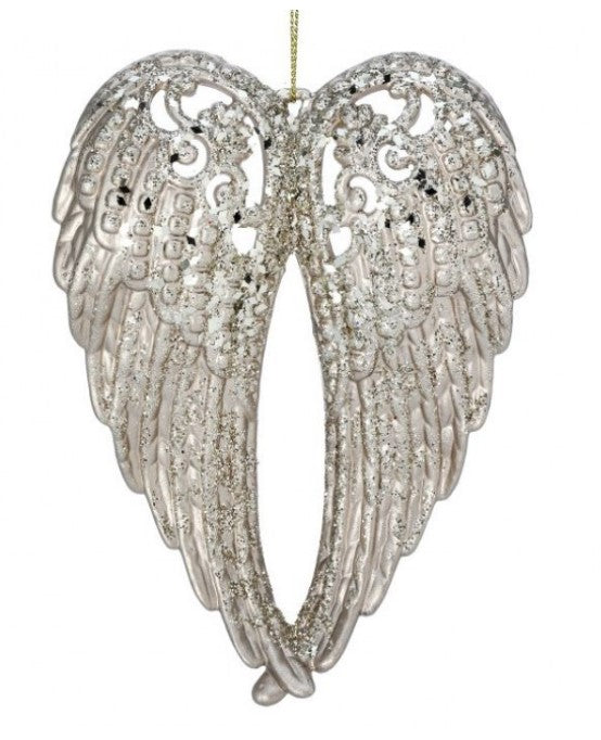 6" Plastic Angel Wing Ornament