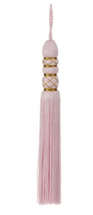 10.5" Heavy Tassle Ornament - Pink