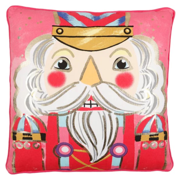 20 x 20 Pink Nutcracker Pillow