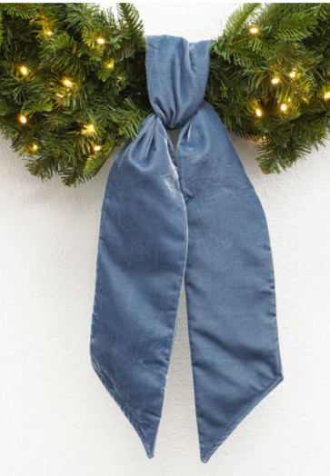 4.5" x 54" Wreath Sash - Steel Blue