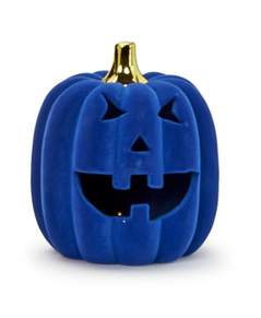 LED Flocked Jack O' Lanterns - Choice of 2 sizes and 4 Colors