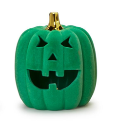 LED Flocked Jack O' Lanterns - Choice of 2 sizes and 4 Colors