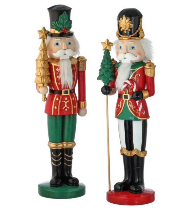 15" Resin Royal Nutcracker - Choice of 2 Styles