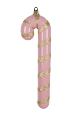 18" Couture  Candy Cane Jumbo Ornament - Pink