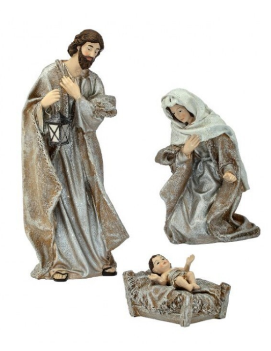 7-16" Resin Renaissance Holy Family - Set of 3