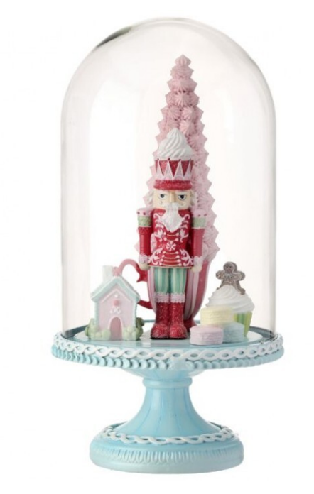 16" Resin Candy Pedestal Cloche