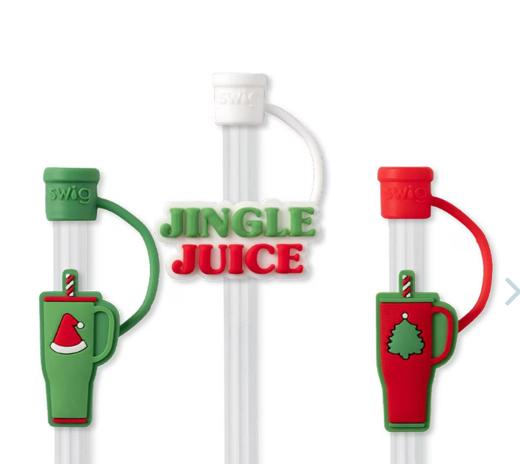 Meg Mug Christmas Straw Topper Set by Swig