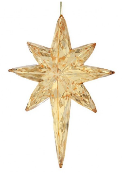 8" Acrylic Star of Bethlehem Ornament