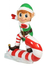 Elf on Candy Cane