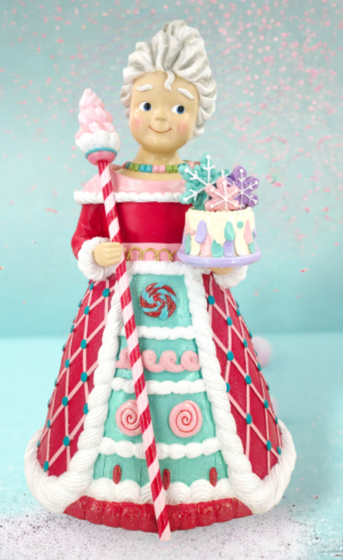 Sweet Shoppe Mrs Claus with Staff by December Diamonds