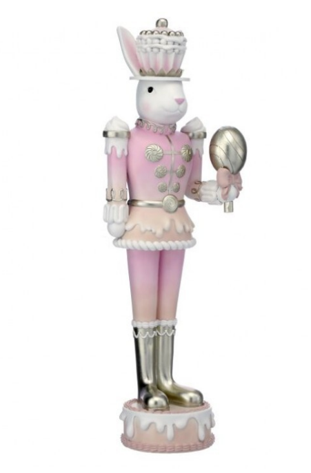 31.5" Resin Candy Soldier Bunny