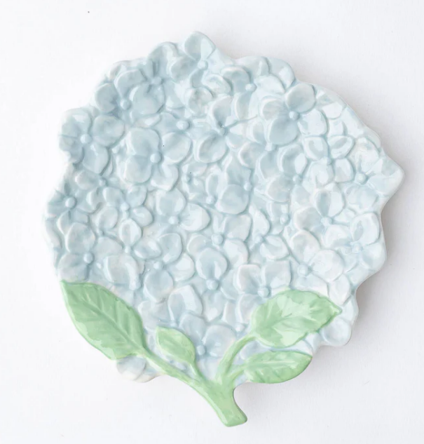 Ceramic Hydrangea Platter