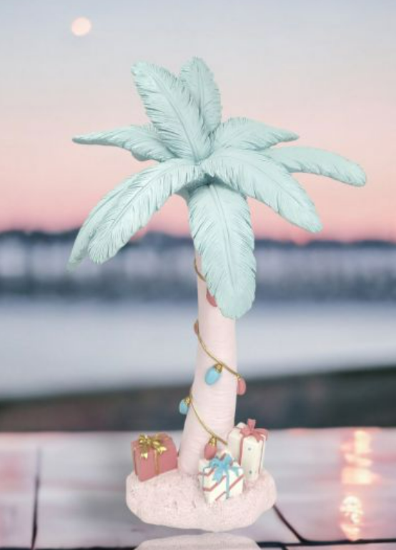 Blue Single Palm Tree