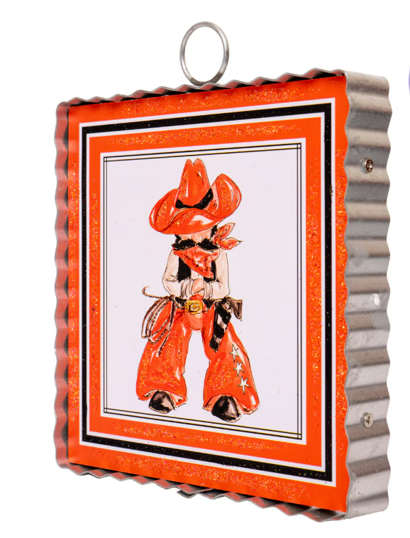 Mini Gallery Cowboy Ornament by Round Top Collection