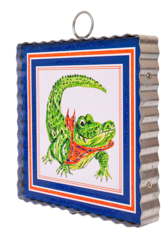 Mini Gallery Gator Ornament by The Round Top Collection