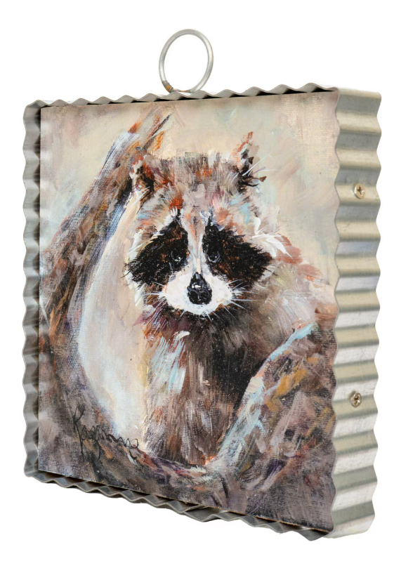 Mini Gallery Raccoon Ornament by The Round Top Collection